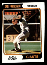 1974 Topps #54 Elias Sosa Ex-Mint RC Rookie Miscut 1974 Topps #54 Elias Sosa Ex-Mint RC Rookie Miscut