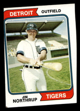 1974 Topps #266 Jim Northrup Excellent+ Miscut 