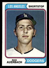 1974 Topps #289 Rick Auerbach Near Mint ID: 408003 1974 Topps #289 Rick Auerbach Near Mint ID: 408003