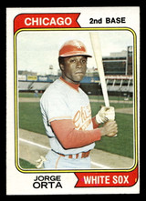 1974 Topps #376 Jorge Orta Near Mint  ID: 408150