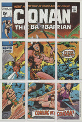 1975 Topps Marvel Super Heroes 9 Card Puzzle #*SKU36169 1975 Topps Marvel Super Heroes 9 Card Puzzle #*SKU36169