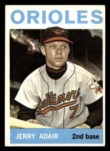1964 Topps #22 Jerry Adair Excellent 1964 Topps #22 Jerry Adair Excellent