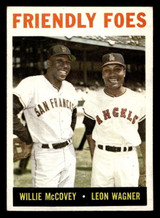 1964 Topps #41 Willie McCovey/Leon Wagner Friendly Foes Very Good  ID: 408674