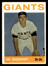 1964 Topps #82 Jim Davenport Excellent 