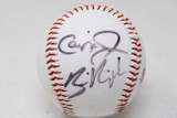 Cal Ripken Jr Billy Ripken Signed Auto Baseball PSA/DNA Orioles