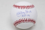 Whitey Ford Stat Ball MLB Signed Auto Baseball PSA/DNA Yankees HOF MVP CY ERA