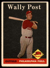 1958 Topps #387 Wally Post Excellent  ID: 131160