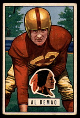 1951 Bowman #142 Eddie Saenz Excellent Washington NFL Football 1951 Bowman #142 Eddie Saenz Excellent Washington NFL Football