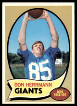 1970 Topps #153 Don Herrmann Near Mint RC Rookie ID: 154760