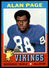 1971 Topps #71 Alan Page Ex-Mint  ID: 187764