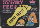 1976 fLEER sTICKY fEET uNOPENED wAX pACK #*SKU36190 1976 fLEER sTICKY fEET uNOPENED wAX pACK #*SKU36190
