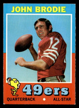 1971 Topps #100 John Brodie Excellent+  ID: 409732