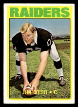 1972 Topps #86 Jim Otto Excellent+  ID: 409791