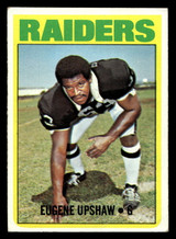 1972 Topps #186 Gene Upshaw Very Good RC Rookie 1972 Topps #186 Gene Upshaw Very Good RC Rookie