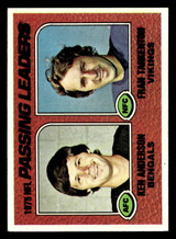 1976 Topps #201 Ken Anderson/Fran Tarkenton 1975 Passing Leaders Near Mint  ID: 409923