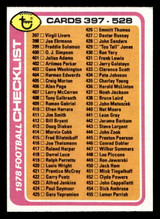 1978 Topps #488 Checklist 397-528 Near Mint  ID: 410052