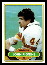 1980 Topps #390 John Riggins Near Mint  ID: 410111