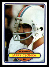 1980 Topps #485 Larry Csonka Ex-Mint  ID: 410115