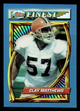1994 Topps Finest Refractors #89 Clay Matthews Near Mint  ID: 410212