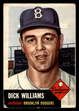 1953 Topps #125 Dick Williams DP Good 