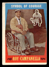 1959 Topps #550 Roy Campanella Symbol of Courage G-VG 