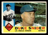 1960 Topps #493 Duke Snider Good  ID: 410578