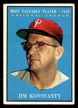 1961 Topps #479 Jim Konstanty Very Good  ID: 410608