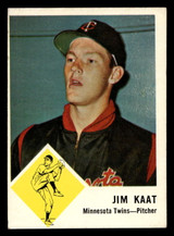 1963 Fleer #22 Jim Kaat Excellent 