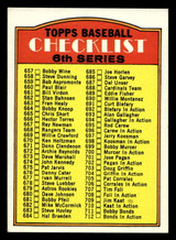 1972 Topps #604 Checklist 657-787 Ex-Mint  ID: 411268