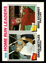 1977 Topps #2 Graig Nettles/Mike Schmidt Home Run Leaders Near Mint  ID: 412021