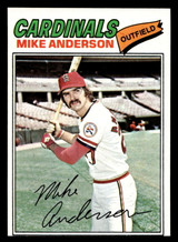 1977 Topps #72 Mike Anderson Near Mint+ 