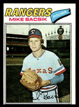 1977 Topps #103 Mike Bacsik Near Mint RC Rookie 