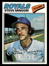 1977 Topps #314 Steve Mingori Near Mint+ 