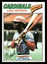 1977 Topps #355 Lou Brock Near Mint+  ID: 412373
