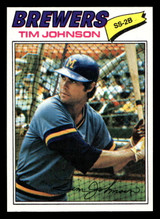 1977 Topps #406 Tim Johnson Near Mint 