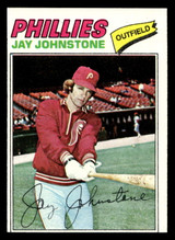 1977 Topps #415 Jay Johnstone Ex-Mint Miscut 