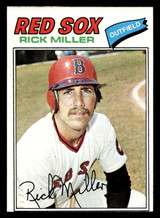 1977 Topps #566 Rick Miller Ex-Mint Miscut 
