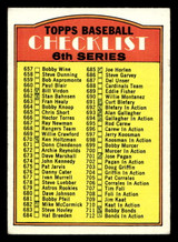 1972 Topps #604 Checklist 657-787 Excellent Marked 1972 Topps #604 Checklist 657-787 Excellent Marked