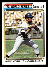 1974 Topps #473 World Series Game 2 Excellent+ 
