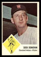 1963 Fleer #11 Dick Donovan Excellent+  ID: 413835