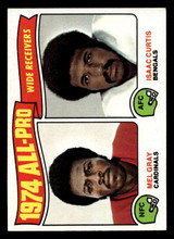 1975 Topps #211 Mel Gray/Isaac Curtis All-Pro Receivers Near Mint 