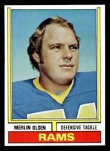 1974 Topps #205 Merlin Olsen Near Mint  ID: 415151