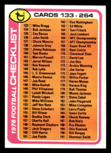 1978 Topps #257 Checklist 133-264 Near Mint+ 1978 Topps #257 Checklist 133-264 Near Mint+