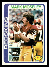 1978 Topps #396 Mark Moseley Near Mint+ 