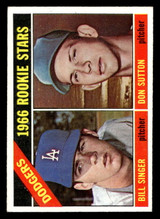 1966 Topps #288 Bill Singer/Don Sutton Dodgers Rookies Ex-Mint RC Rookie  ID: 417411