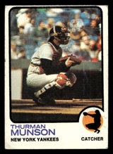1973 Topps #142 Thurman Munson Very Good  ID: 417518