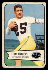 1954 Bowman #1 Ray Mathews Poor  ID: 417727