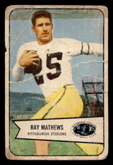 1954 Bowman #1 Ray Mathews Poor  ID: 417728