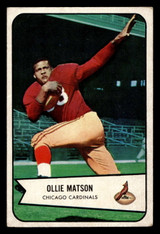 1954 Bowman #12 Ollie Matson Very Good ID: 417737 1954 Bowman #12 Ollie Matson Very Good ID: 417737
