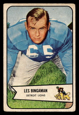 1954 Bowman #29 Les Bingaman Poor RC Rookie 